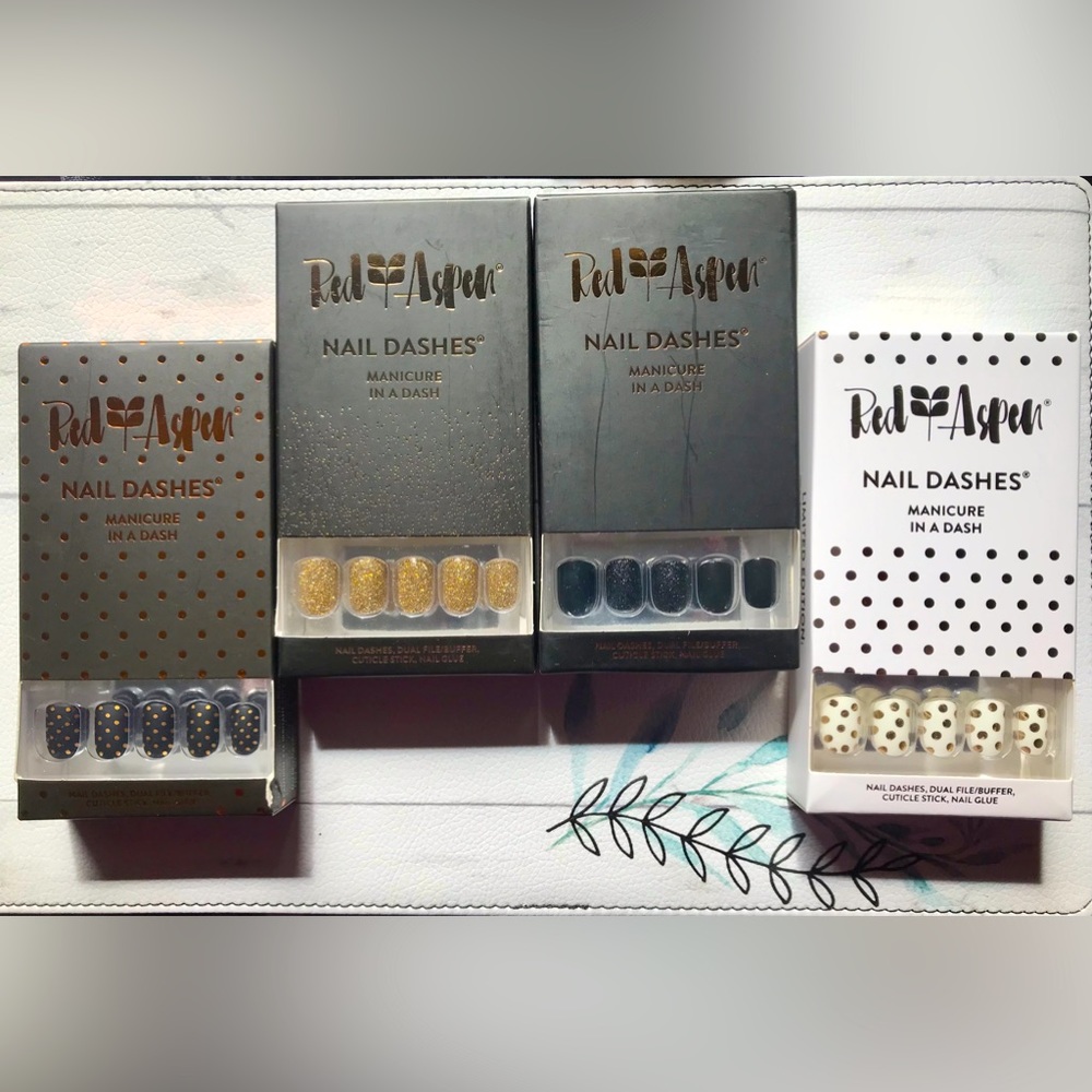 NIB Red Aspen Nail Dash Lot